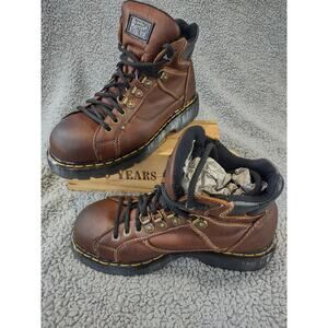 Dr Martens 8845 Teak Safety Boot Made in England Size men 8 women 10